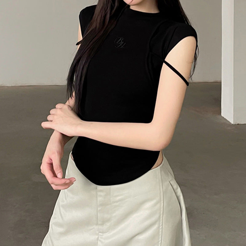 Versatile Irregular Hem Top For Women